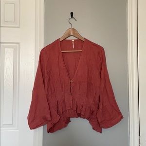 Free People Cotton Gauze top